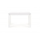 Стол обеденный HALMAR MAURYCY белый/белый 118-158/75